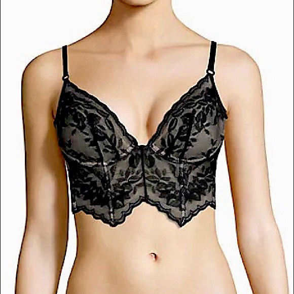 Cosabella Other - Cosabella Seymour Longline Floral Lace Bralette
NWT